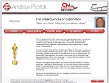 Tablet Screenshot of andrewpatrick.co.uk